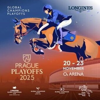 Prague Playoffs koně, čtvrtek 20.11., 2 vstupenky