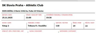 SK Slavia Praha - Athletic Club
