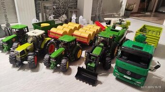 Bruder – traktory + vleky + příslušenství