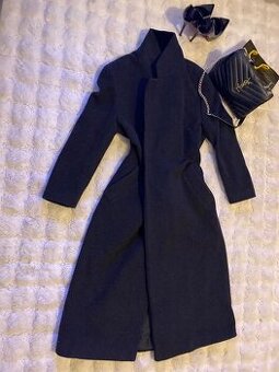 Kasmirovy vlneny vypasovany kabat modry novy 36