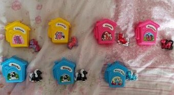 Sada koníčků s domečky