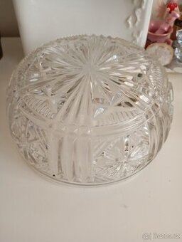 Retro skleněná mísa