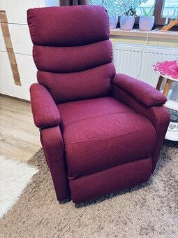 Křeslo elektrické polohovací masírovací