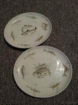 2x servírovací talíř