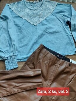 Vel. S Zara set 2 ks: halenka + nové kalhoty