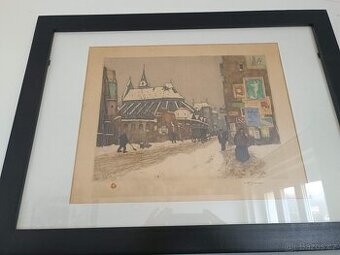 T.F.Šimon, Ěglise St.Severin v Paříži 1911