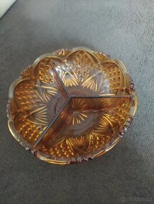 Mísa Ambrové sklo.