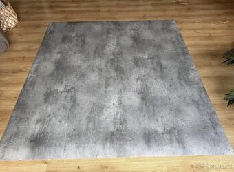 Šedé pvc lino  vzor kámen