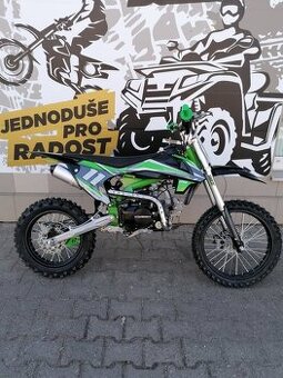 Pitbike Shark 125cc 17/14 E-start zelená