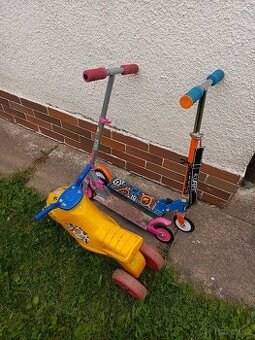 Koloběžka pro kluka, pro holku, odrážedlo