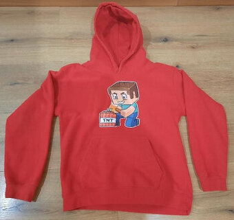 Mikina MINECRAFT vel. 140 (8-10 let)