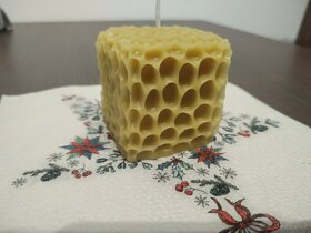 Svíčka z včelího vosku - 1