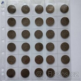 mince 1 koruna 1957-1992