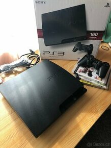 Playstation 3 + ovladac + hry