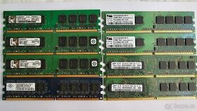 Operační paměť RAM DDR2 - různé druhy