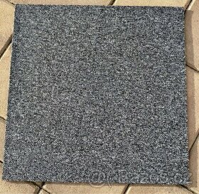 Kobercové čtverce - tmavě šedá barva - 5 m2 - 1