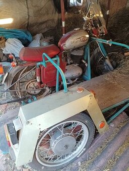 Jawa sidecar, třikolka, rikša