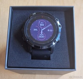 Garmin Fenix 5x Plus Sapphire + příslušenství