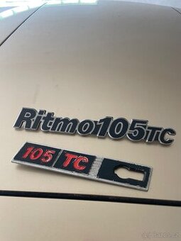 Nápisy Fiat Ritmo 105TC