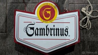 Světelná reklama Gambrinus