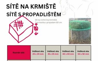 sítě na seno pro koně TOP kvalita - 1