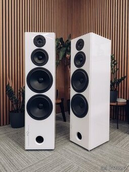 AQ Pontos 6 piano white - 3-pásmová sloupová reprosoustava