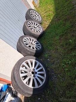 Alu kola R18 5x120 Opel + letní pneu 245/45/18
