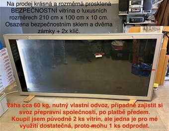 ⚔️🎖️🏅VITRÍNA TOP - BEZPEČNOSTNÍ - NA PRODEJ 🏅🎖️⚔️