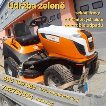 ÚDRŽBA ZELENĚ – STŘÍHÁNÍ, SEČENÍ, FRÉZOVÁNÍ, ODVOZ