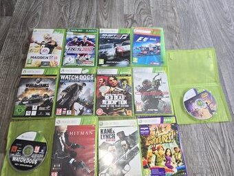 Prodám hry na xbox 360 plně funkční Pes 2010 - 120 kč Kin