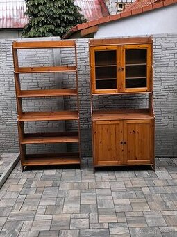 Prodám příborník a knihovnu IKEA LEKSVIK