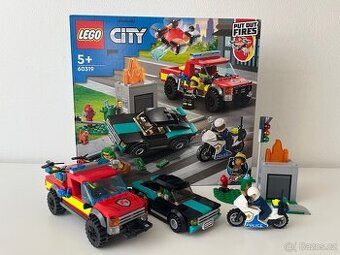 Lego City 60319 Hasiči a policejní honička