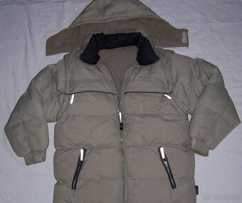 oboustranná teplá bunda s kapucí, vel. XL