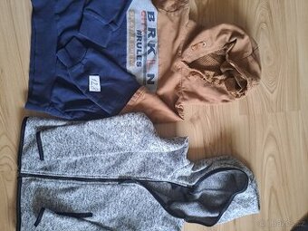 Detska mikina 2 kusů +trička. (128sm)