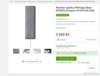 Monitor spánku Withings Sleep