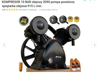 Vzduchový dvoupistovy kompresor