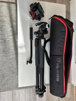 Manfrotto MK055XPRO3-3W set + MVH502AH videohlava - Prodáno