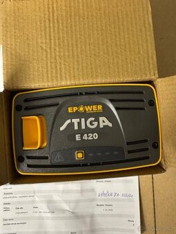 Baterie Stiga E 420 NOVÁ