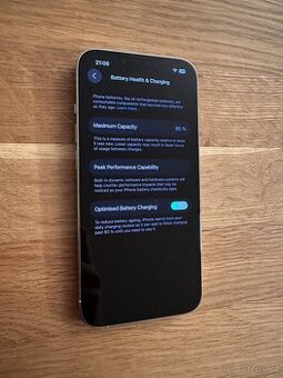 Apple iphone 13 PRO 128 GB silver baterie 85%