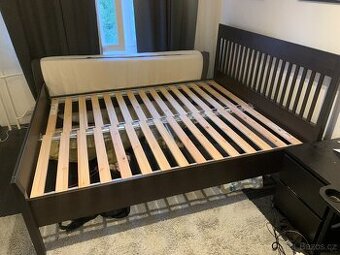 IDANÄS masiv + dýha tmavě hnědá - 1