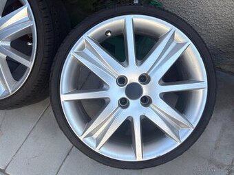 Prodám alu kola 17" 4x100 s téměř novými pneu - tuning
