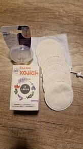 Chrániče na bradavky, prsní vložky  čaj