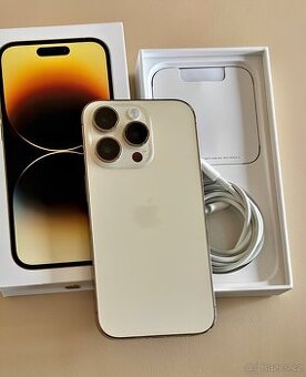 iPhone 14 Pro Gold BATERIE 100% TOP