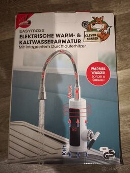 Průtokový ohřívač vody s baterií EASYmaxx