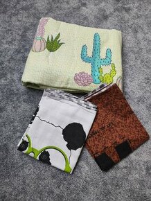 Oboustranné originální povlečení na dvoulůžko z bavlny