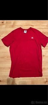 Červené Adidas triko pánské