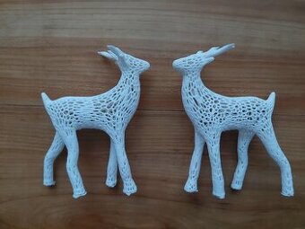 3D jeleni, tištěné figurky, moderní design - SLEVA