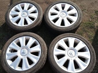 Pneu KO 4x108 17 Citroen Peugeot originál AL kola super sta