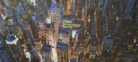 Obraz New York z Ikey, 140 x 200 cm, velmi hezký