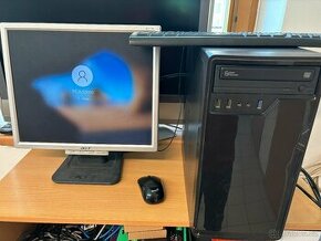 Prodám stolní PC 16GB RAM, WIN 10, monitor